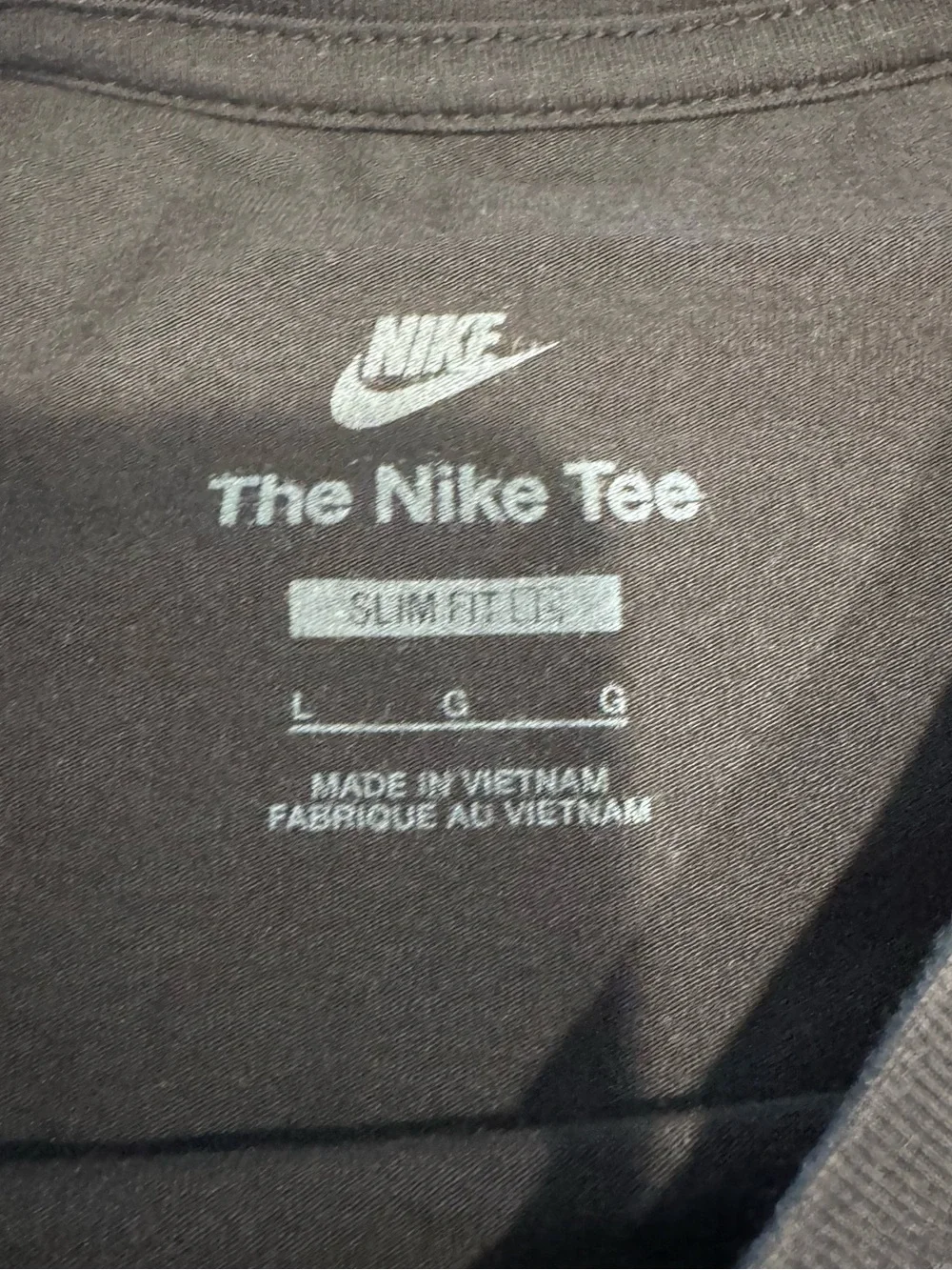 Nike Girk’s  Black Slim Short Sleeve Swoosh Tee